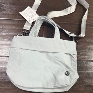 lululemon athletica Light Gray Crossbody Bag